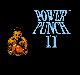 Power Punch II Title Screen